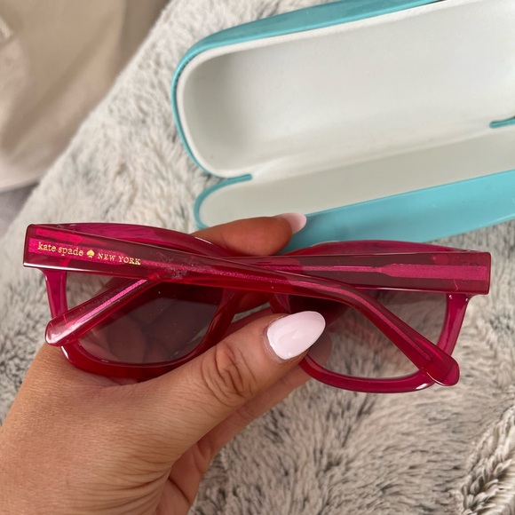 Kate Spade Pink Sunglasses - Picture 2 of 3